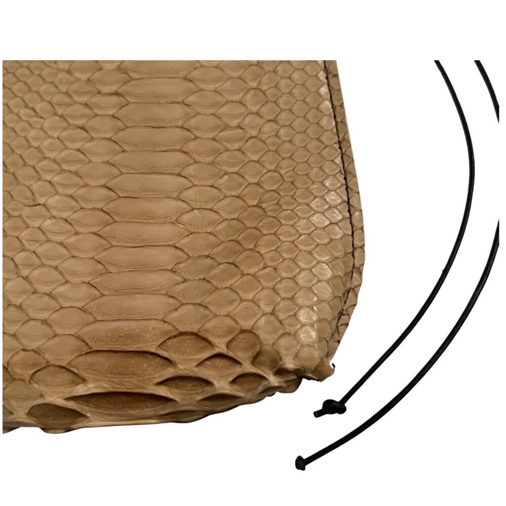 B. May Matte Python Zip Essentials Pouch - image 4